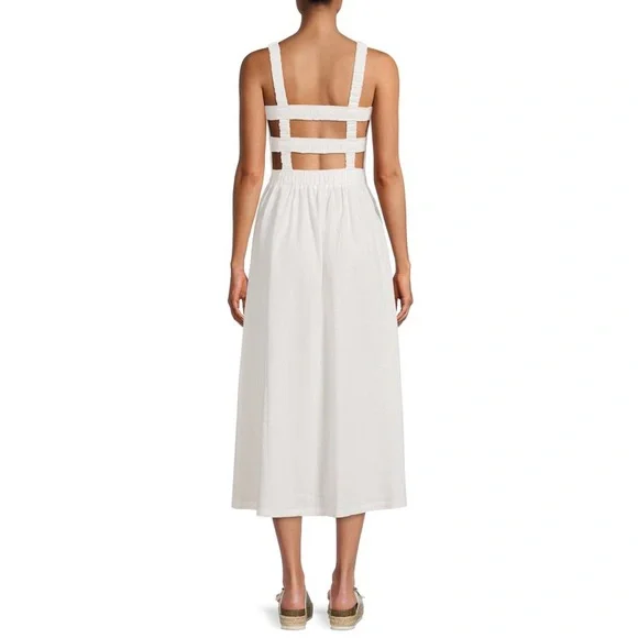 knee length dresses for ladies Kendall Linen Mini Dress – Isla main image 1